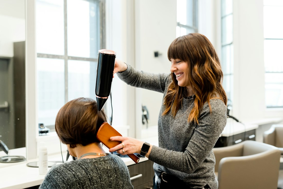 Stylist at work